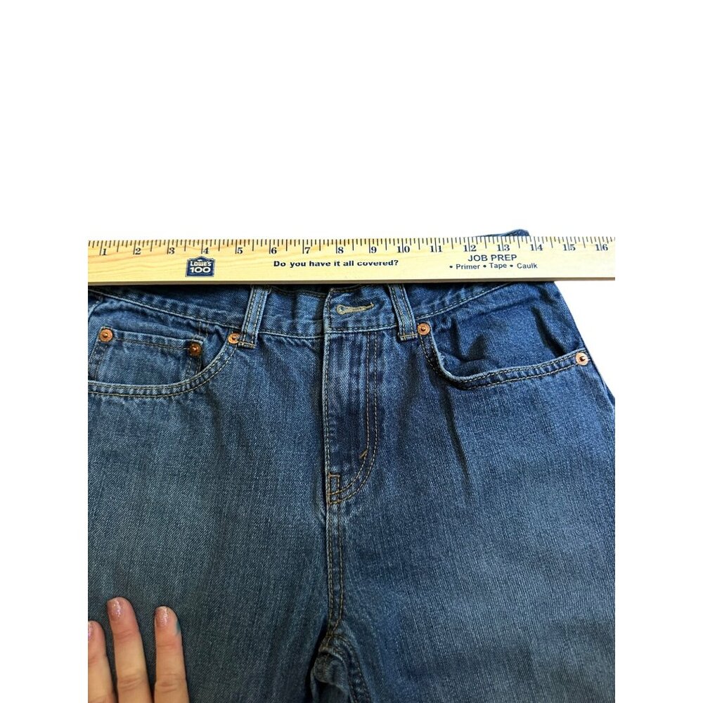 Levis 550 Mens Blue Denim Jeans 18 Slim 27x29 Straight Fit Classic Style - Picture 7 of 8